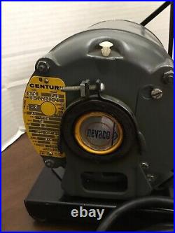 Vintage Nelson Vacuum Pump Berkeley Calif WithCentury Motor Nevaco HEAVY SN 15099