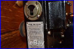 Vintage Wegner Vacuum Pump 1/3rd HP GE Motor Scientific Lab Glass Bell