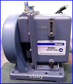 WELCH 1405B-01 Two-Stage Rugged Belt Drive Vacuum Pump Pls Read Description