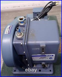 WELCH 1405B-01 Two-Stage Rugged Belt Drive Vacuum Pump Pls Read Description
