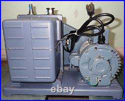 WELCH 1405B-01 Two-Stage Rugged Belt Drive Vacuum Pump Pls Read Description