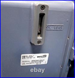 WELCH 1405B-01 Two-Stage Rugged Belt Drive Vacuum Pump Pls Read Description