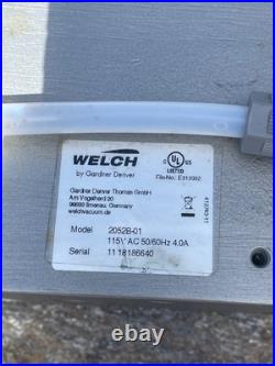WELCH 2052B-01 Dry Scroll Vacuum Pump Diaphragm Pump