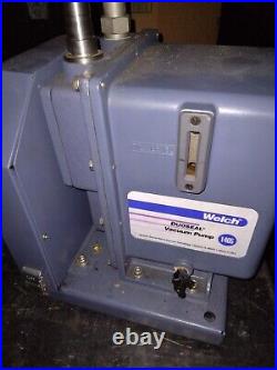 WELCH DUOSEAL VACUUM PUMP 1405B-01 with. 5HP MOTOR 115/230 V