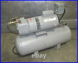 WELCH GARDNER DENVER Model 8170B-30 Vacuum Pump Baldor Motor & Tank