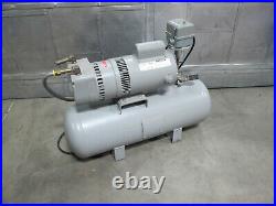 WELCH GARDNER DENVER Model 8170B-30 Vacuum Pump Baldor Motor & Tank