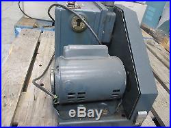 WELCH SCIENTIFIC MODEL 1402 DUO-SEAL VACUUM PUMP With GENERAL ELECTRIC A-C MOTOR