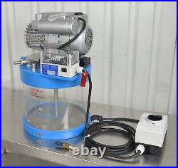 WITTE KC 0016 D Vacuum Pump Unit With Workstation & Vacuum Storage