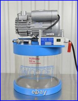 WITTE KC 0016 D Vacuum Pump Unit With Workstation & Vacuum Storage