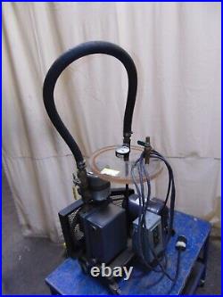 WM Welch Duo Seal Belt Driven Vacuum Pump With 3/4 Hp Electric Motor