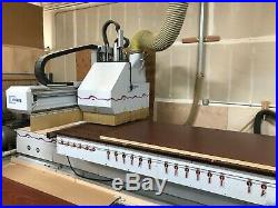 Weeke Optimat BHC 550 Flat Table CNC Router 4x10 table includes vacuum pumps