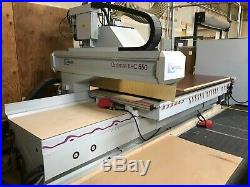 Weeke Optimat BHC 550 Flat Table CNC Router 4x10 table includes vacuum pumps