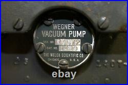 Wegner vacuum pump model 1410