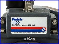 Welch 1400 DuoSeal Vacuum Pump Dual Stage Belt-Drive 115 Volt-AC