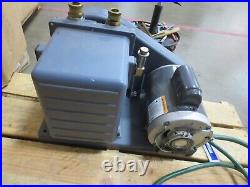 Welch 1402B-10 Vacuum Pump (DuoSeal) WithDayton 1/2HP Motor 115VAC 60/50HZ Used