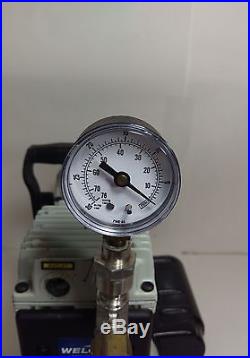 Welch 2585b-55 Vacuum Pump Lab 1 Phase Vacuum/Pressure Standard Duty Dry Pump