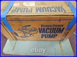 Welch 8806 DirecTorr Direct Drive Rotary Vane Mechanical Vacuum Pump Used