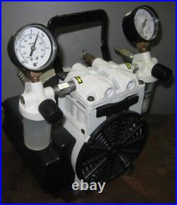 Welch A Gardner Product Piston Oil Free Laboratory Vacuum Pump Model 2546b-01