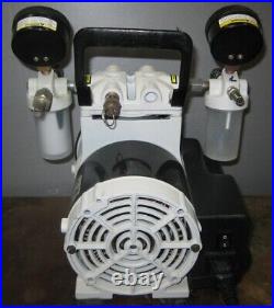 Welch A Gardner Product Piston Oil Free Laboratory Vacuum Pump Model 2546b-01