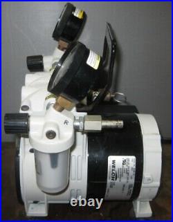 Welch A Gardner Product Piston Oil Free Laboratory Vacuum Pump Model 2546b-01