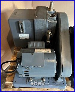 Welch DUO-SEAL Series Vacuum Pump 1376, Two-Stage Belt-Drive, with Emerson Motor