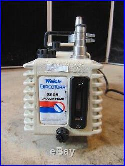 Welch DirecTorr 8905A Vacuum Pump Volts 115/230 HP 1/4 RPM 3450 S4222