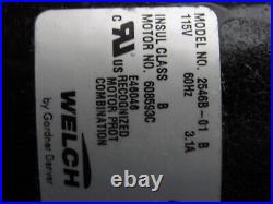 Welch Dry Piston Vacuum Pump 2546B-01 B WORKING, GUARANTEED