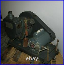 Welch Duo Seal Two Stage High Vacuum Pump Model 1397