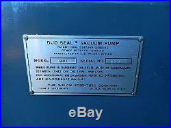 Welch Duo-Seal Vacuum Pump 1397