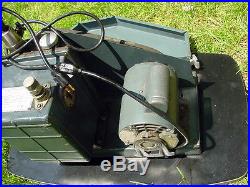 Welch Duo-Seal Vacuum Pump Model 1402 w 1/2 HP 115vac Motor Belt Cover