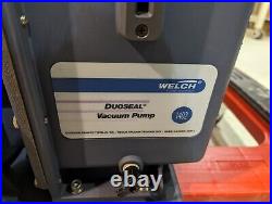 Welch Duoseal 1402 Vacuum Pump 1402B-01 Gardner Denver Thomas 1/2HP 1725 RPM