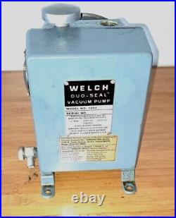 Welch Duoseal Vacuum Pump 1399 Belt Drive Nice Condition