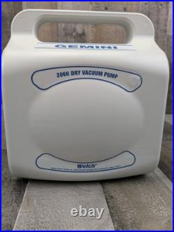 Welch Gemini Vacuum Pump 2060b-01