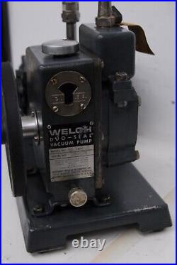 Welch M 1400 Duo-Seal Vacuum Pump With Century 7-141518-20 1/3HP 115V Motor
