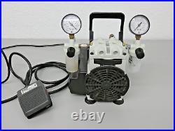 Welch Piston Vacuum Pump 2546B-01 with Foot Switch 0.25 HP, 115V