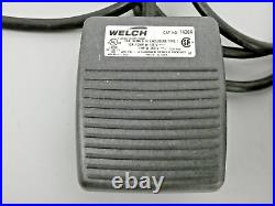 Welch Piston Vacuum Pump 2546B-01 with Foot Switch 0.25 HP, 115V