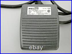 Welch Piston Vacuum Pump 2546B-01 with Foot Switch 0.25 HP, 115V