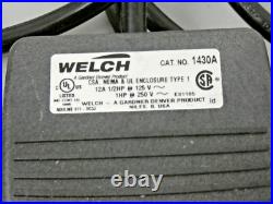 Welch Piston Vacuum Pump 2546B-01 with Foot Switch 0.25 HP, 115V