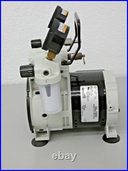 Welch Piston Vacuum Pump 2546B-01 with Foot Switch 0.25 HP, 115V