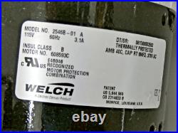 Welch Piston Vacuum Pump 2546B-01 with Foot Switch 0.25 HP, 115V