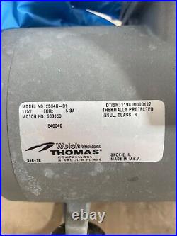 Welch Thomas, 2534B-01, Vacuum Pump, 115V, 60Hz, 5.3A, Used