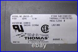 Welch Vacuum Thomas 2522B-01 Dry Piston Vacuum Pump TESTED