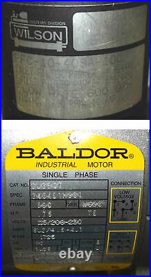 Wilson PFC-10-40SA-10C Siphon Pump Filter Filtration System 600-GPH Baldor. 75Hp