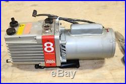 Working Edwards #8 Two Stage Vacuum Pump Working