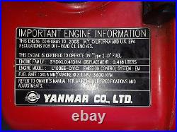 Yanmar Diesel Engine Fire Pump 29536, 7.1kW, Yanmar L100EE-DYC