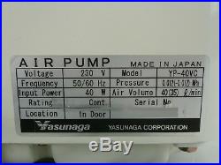 Yasunaga YP-40VC Linear Air Pump TEL Tokyo Electron Lithius Used Working