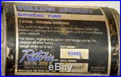 Yellow Jacket #93460 SuperEvac Two Stage Pump