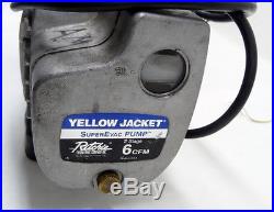 Yellow Jacket 93560 SuperEvac 6 CFM Vacuum Pump 1/L372156A