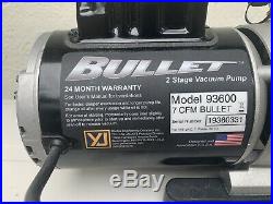 Yellow Jacket 93600 7 Cfm Vacuum Pump Bullet Used Once