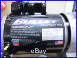 Yellow Jacket Bullet Model 93600 7 CFM Bullet Vacuum Pump- 2 Stage